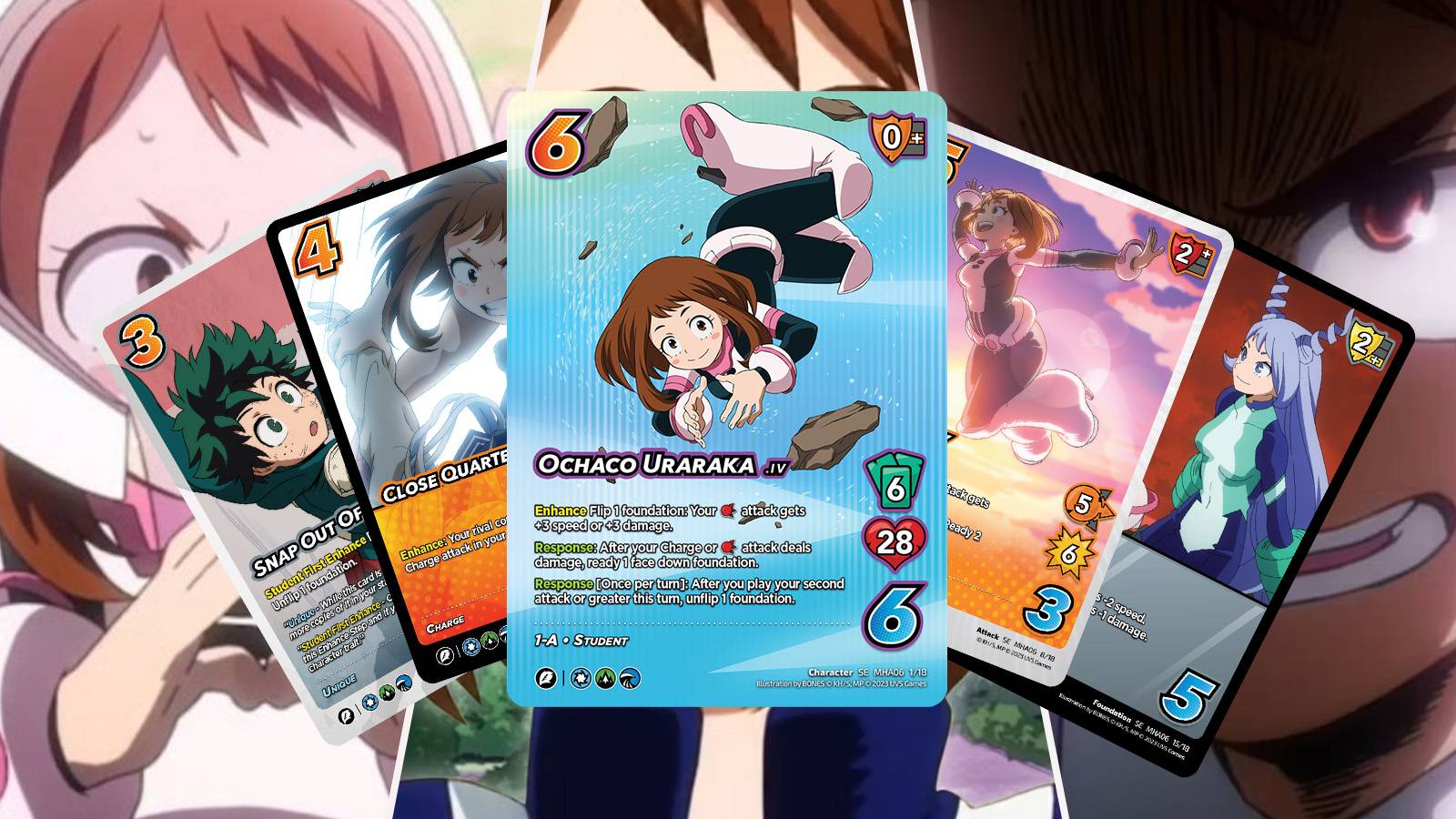 Exclusive Spoilers for The Ochaco Uraraka MHA Jet Burn Deck