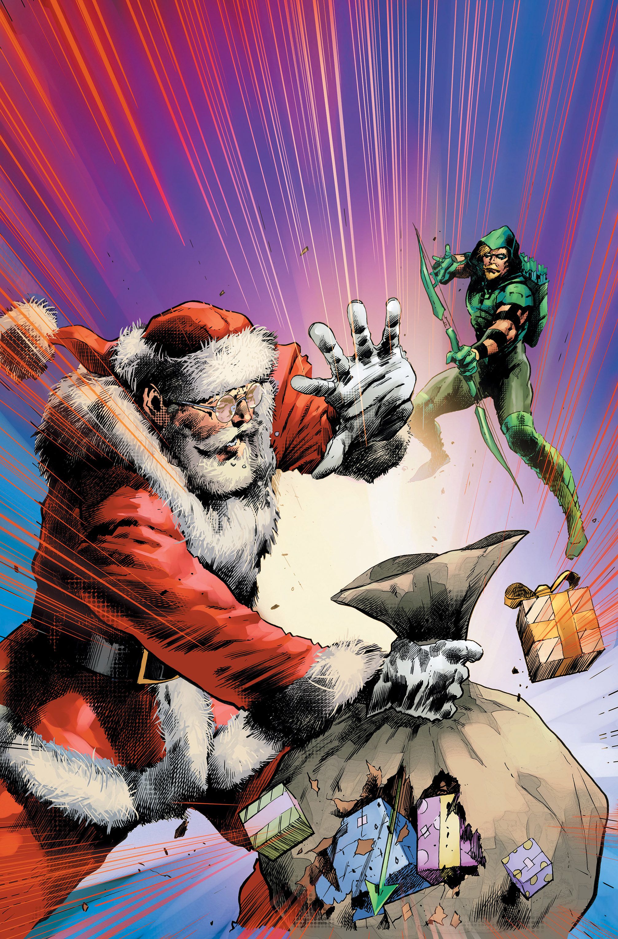 Green Arrow 7 Santa Variant