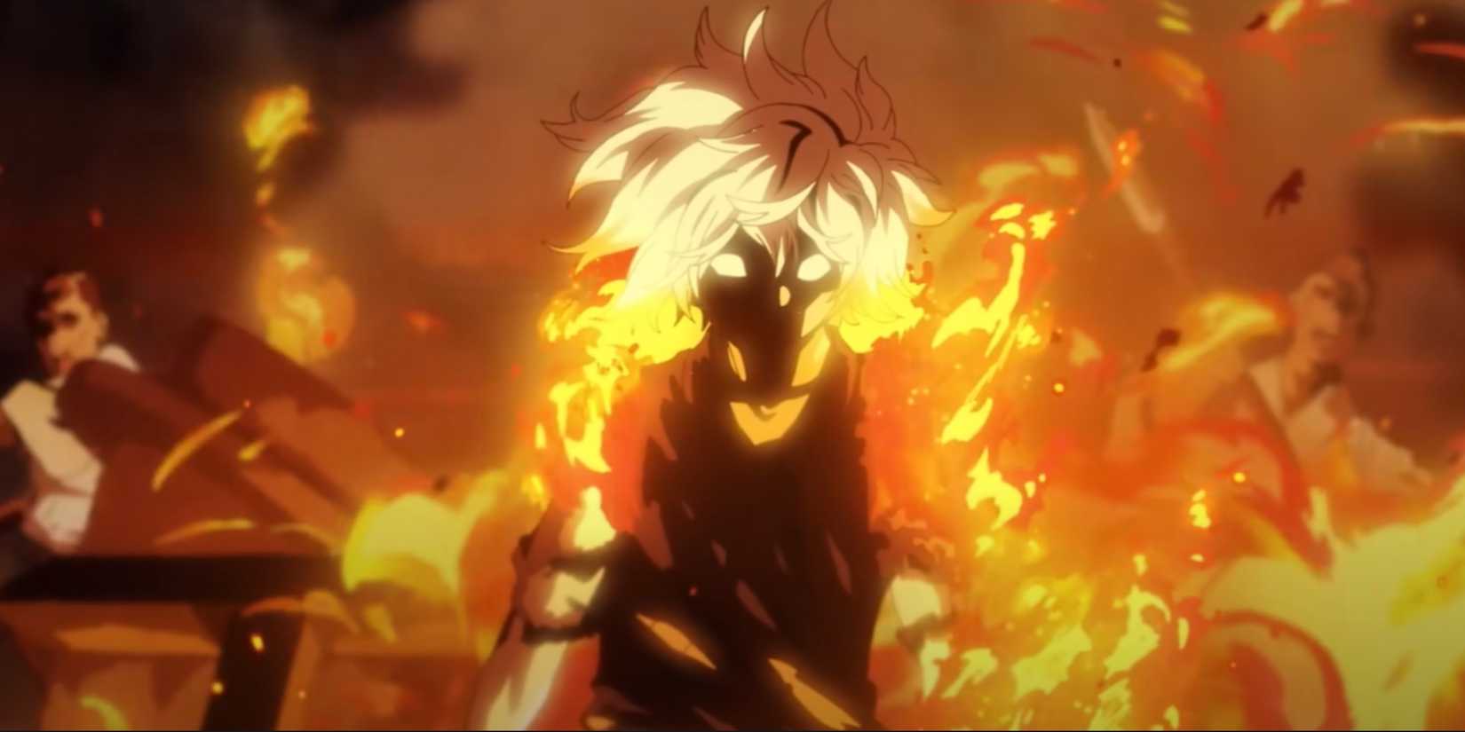 Gabimaru takes out the magistrate in Hell's Paradise.