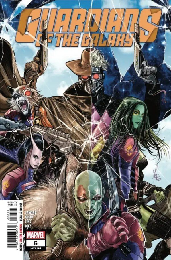 Guardians of the Galaxy #6 cover.