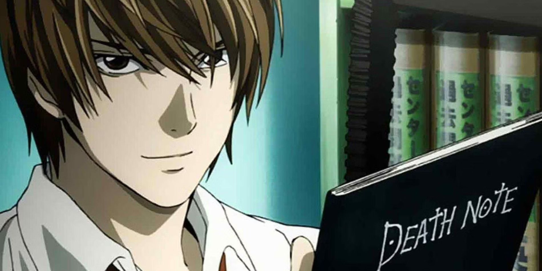 A luz mantém a nota de morte ameaçadora em Death Note.