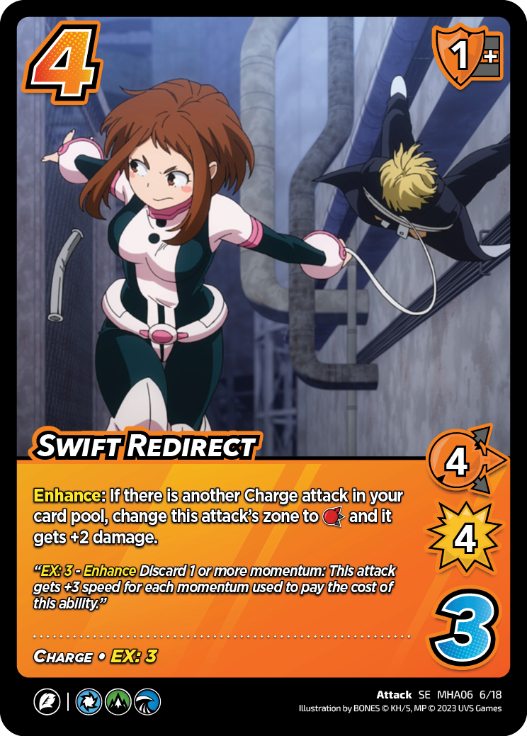 Jet Mha Exclusive Spoilers for The Ochaco Uraraka MHA Jet Burn Deck