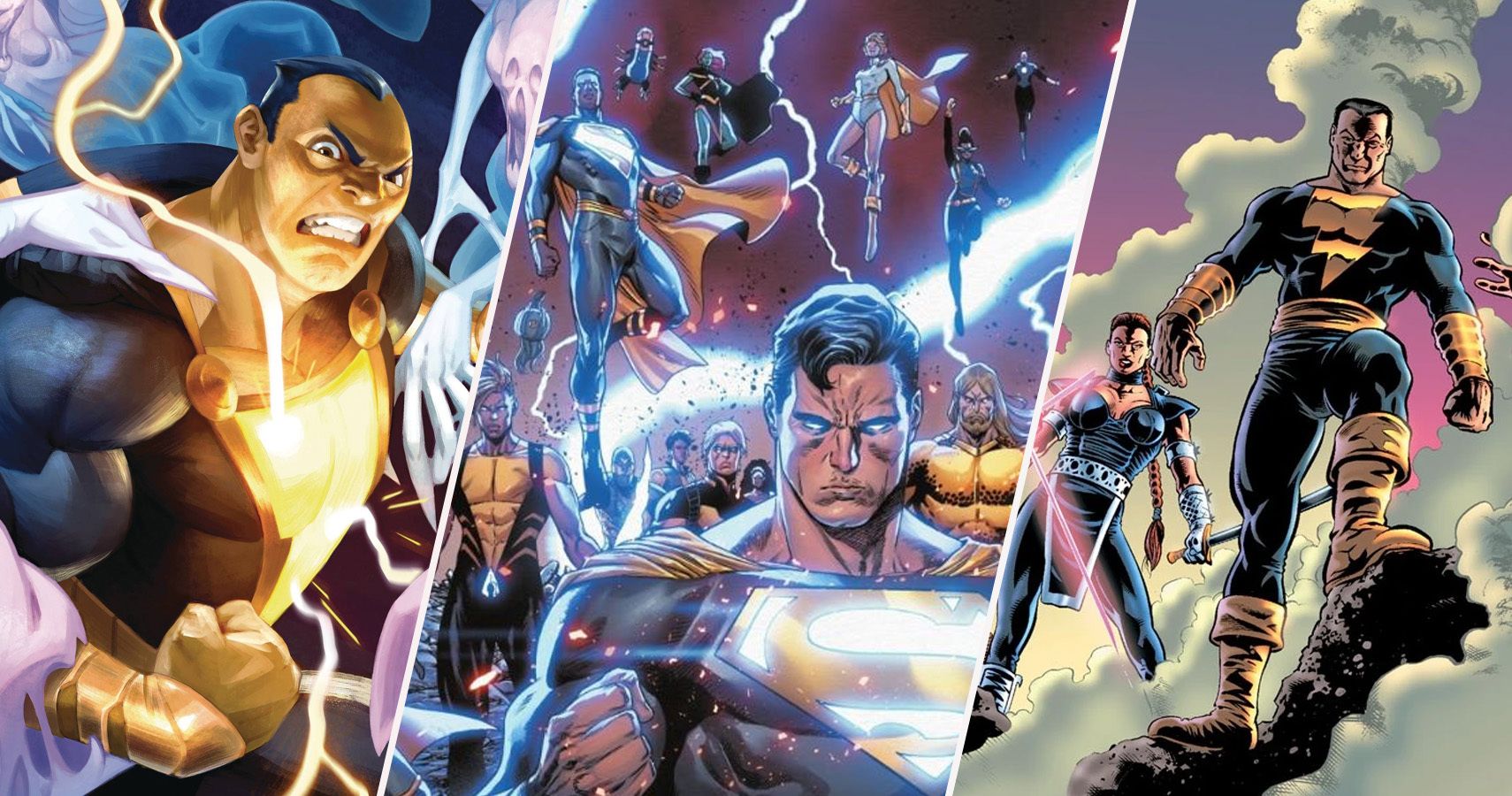 Black Adam Exclusive Comic (Superman, Batman, Constantine & Justice League  Dark)