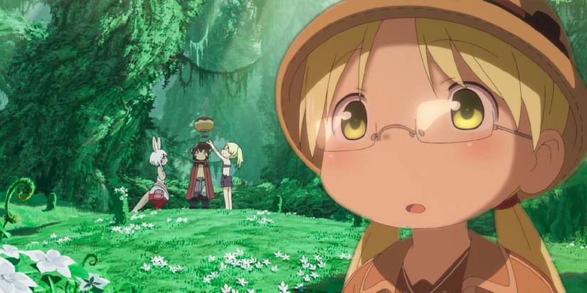 Riko parecendo chateado no anime Made in Abyss