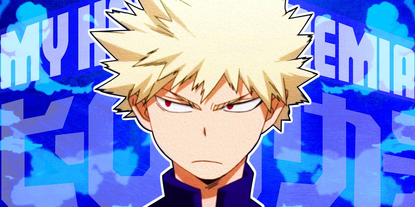 Bakugo looking annoyed in My Hero Academia
