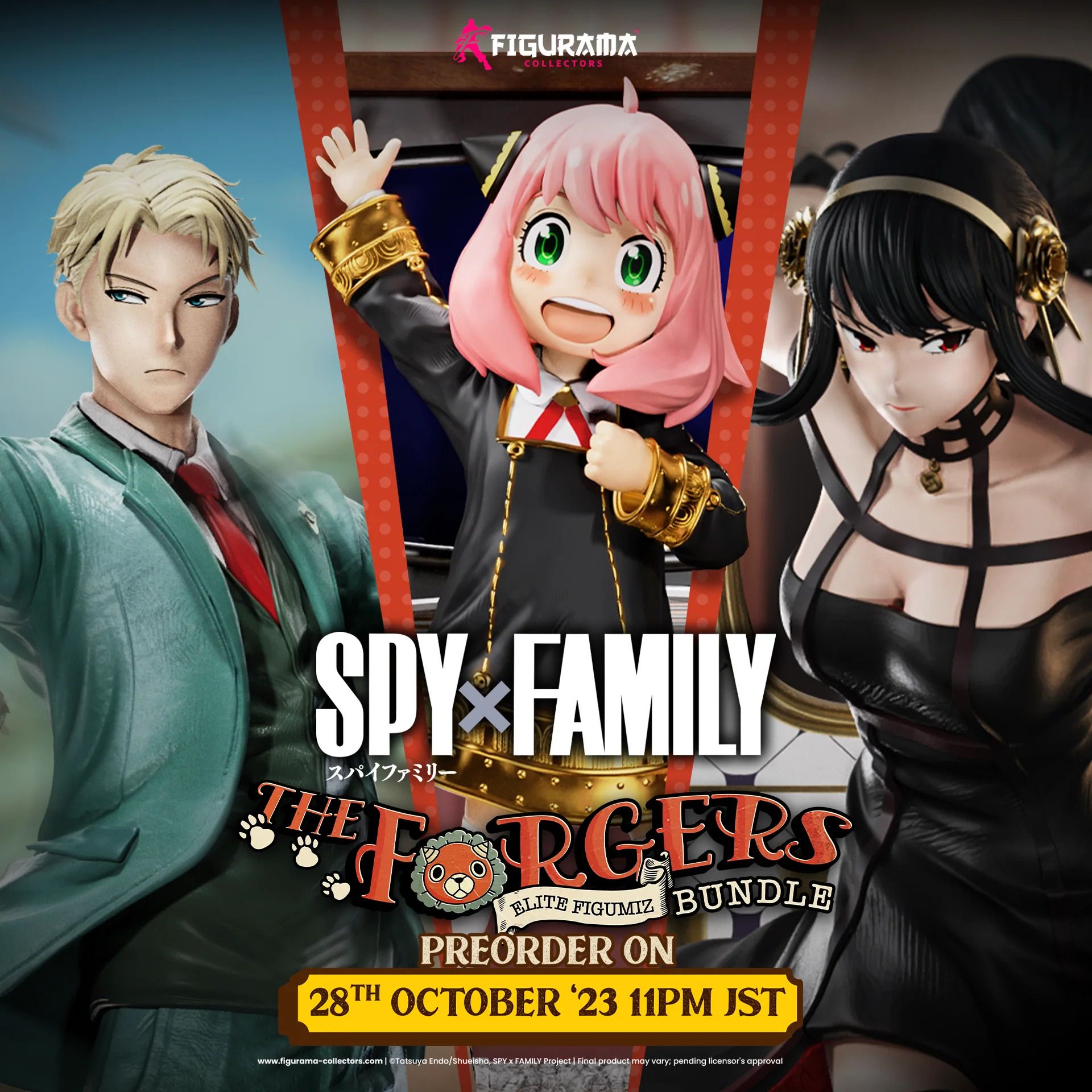 Figurama Unveils Spy x Family Forger Statue Set