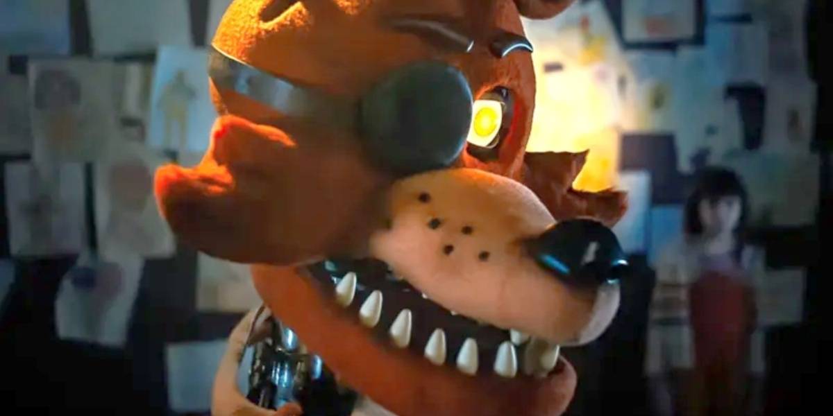 Foxy's Animatronic Caught Fire on the Five Nights at Freddy's Set