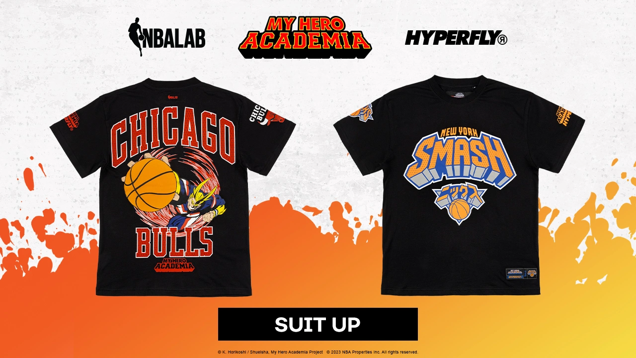 MHA and NBA Collaborate With Crunchyroll on All Might Streetwear