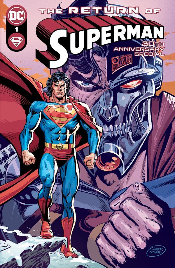 Capa especial nº 1 do 30º aniversário do Retorno do Superman.