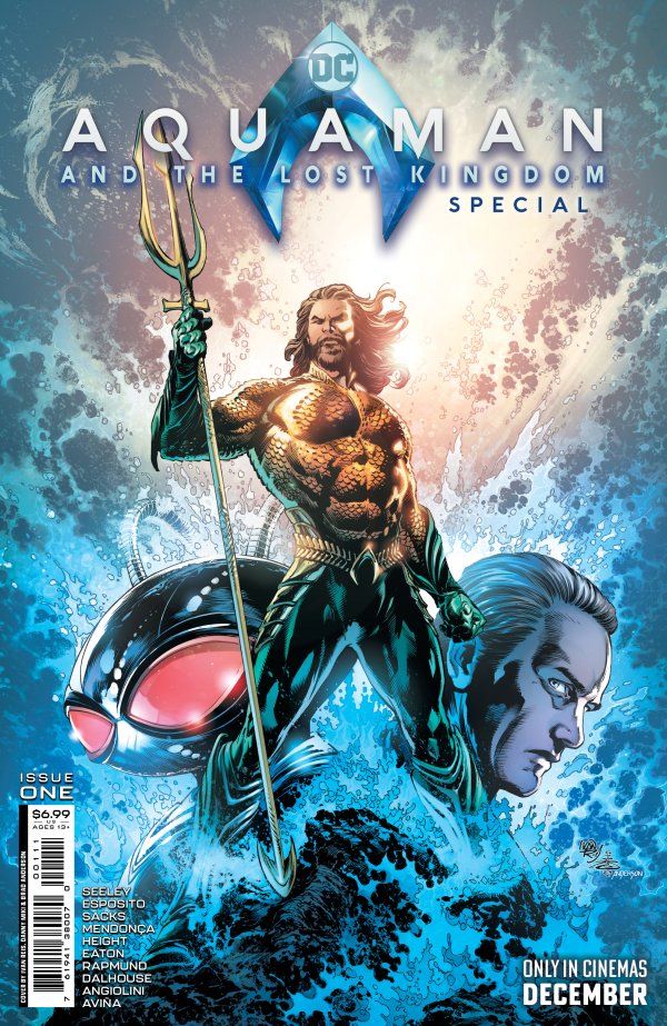 Capa especial nº 1 de Aquaman e o Reino Perdido.
