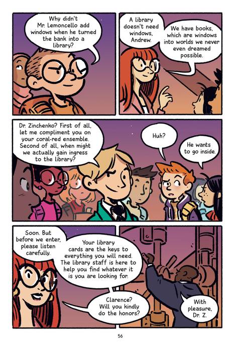 EXCLUSIVE: Read a Comic Excerpt from Escape from Mr. Lemoncello's Library