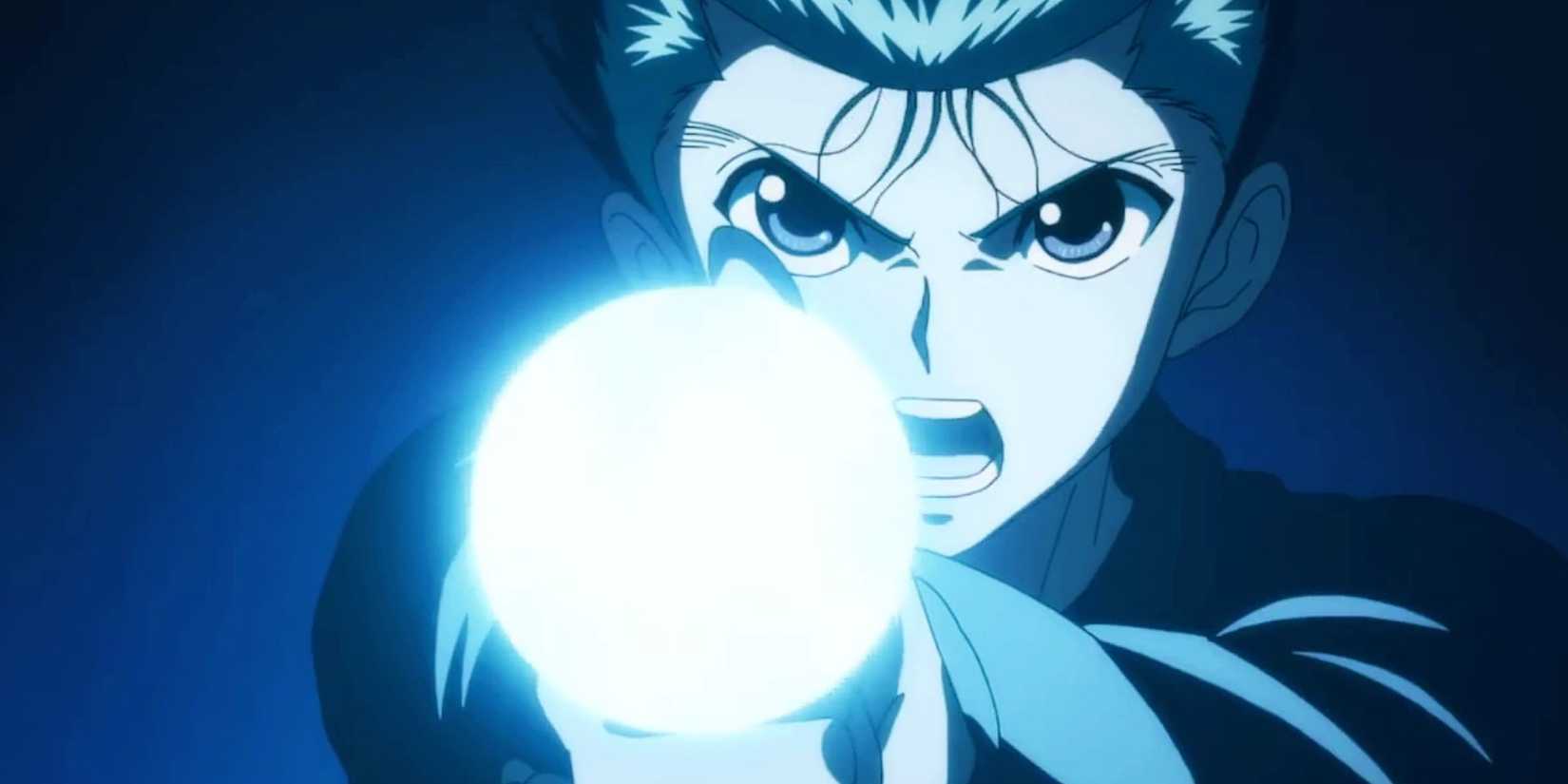 Le Spirit Gun tiré par Yusuke Urameshi dans YuYu Hakusho
