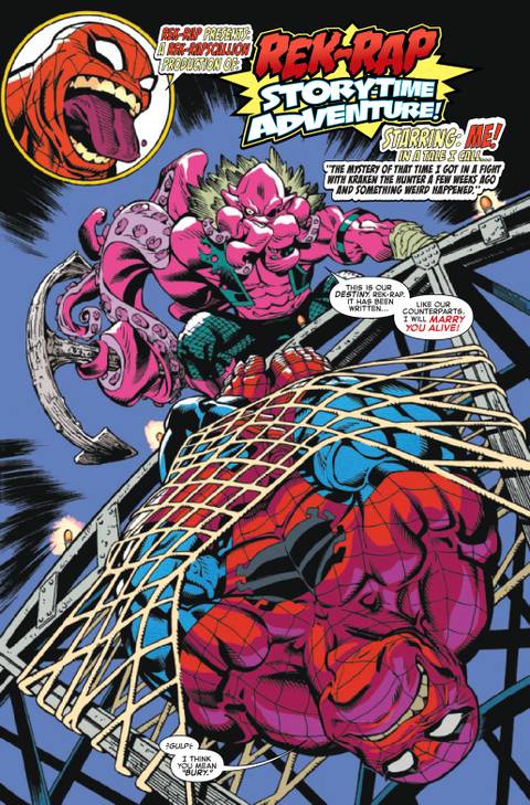 EXCLUSIVE: Spider-Man Tries to Protect His Demonic Bizarro, Rek-Rap