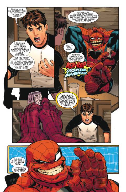 EXCLUSIVE: Spider-Man Tries to Protect His Demonic Bizarro, Rek-Rap