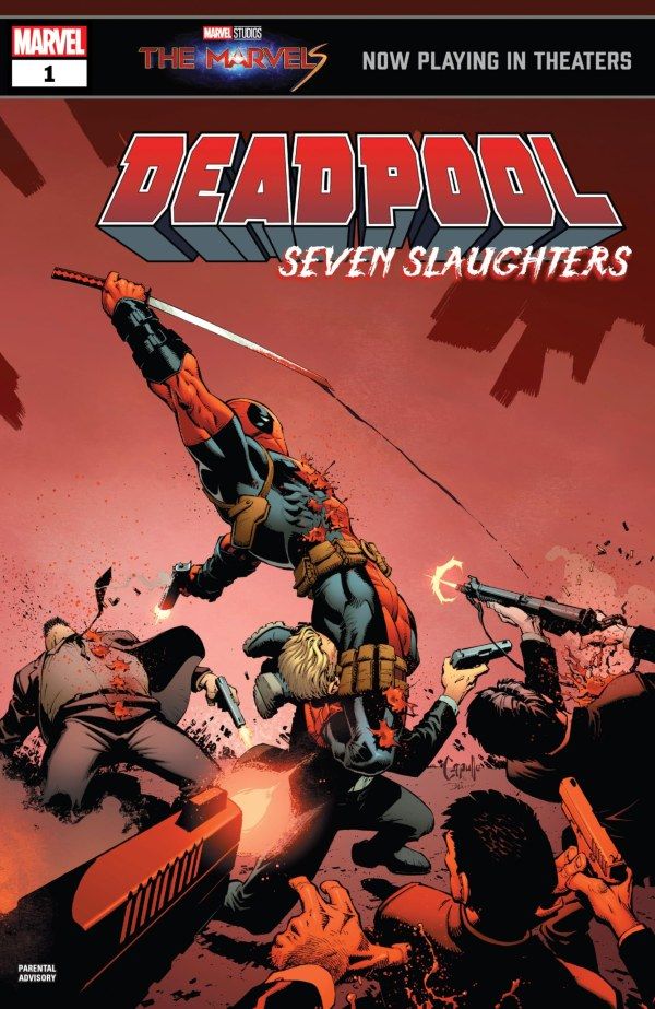 ​​​​​​​Deadpool: Seven Slaughters #1 cover.