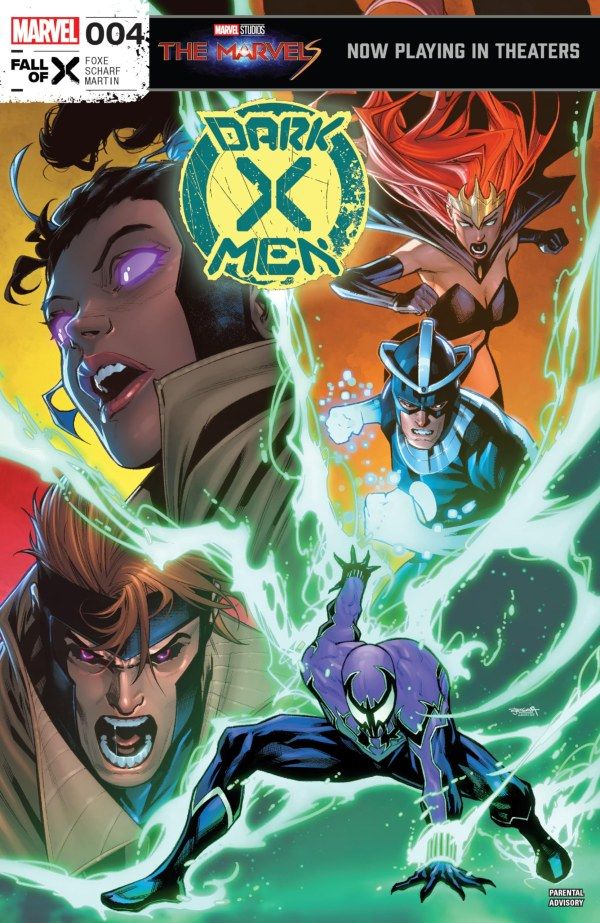 ​​​​​​​Dark X-Men #4 cover.