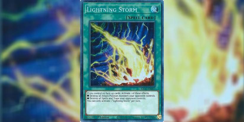 cards like lightning storm yugioh YuGiOh Ignition Assault Secret Rare Lightning Storm IGAS-EN067