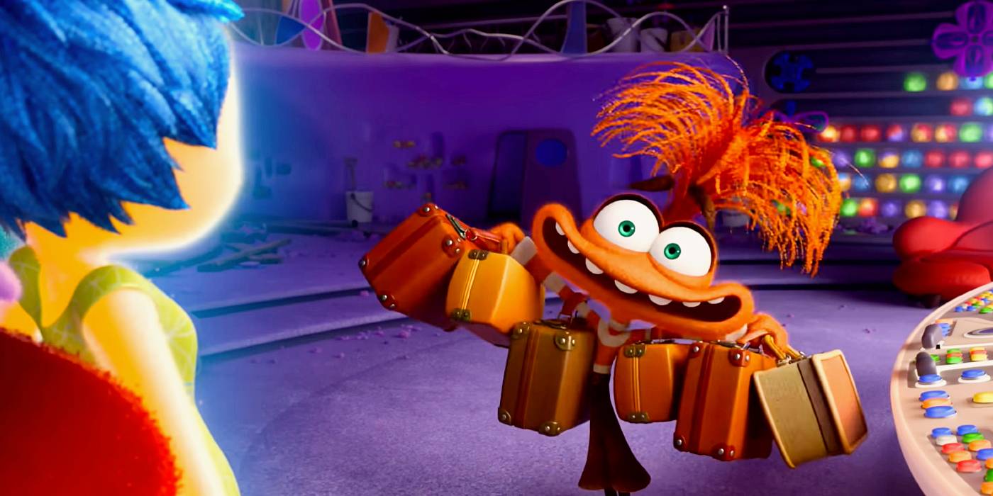 Maya Hawke voices Riley's new emotion Anxiety in Pixar's Inside Out 2.