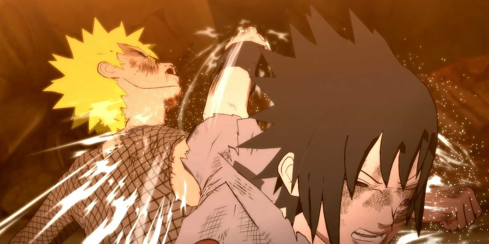 Naruto contre Sasuke dans Naruto Shippuden : Ultimate Ninja Storm 4. 