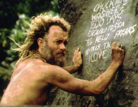 In the movie Cast Away starring Tom Hanks, what was in the box with the  angel wings, and why didn't he open it? - Quora