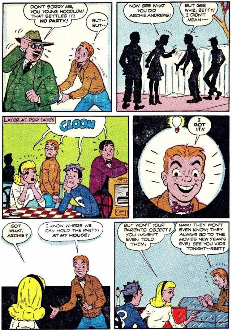 Archie Repel Archie Sundays: New Year's Eve Celebration Through Archie History