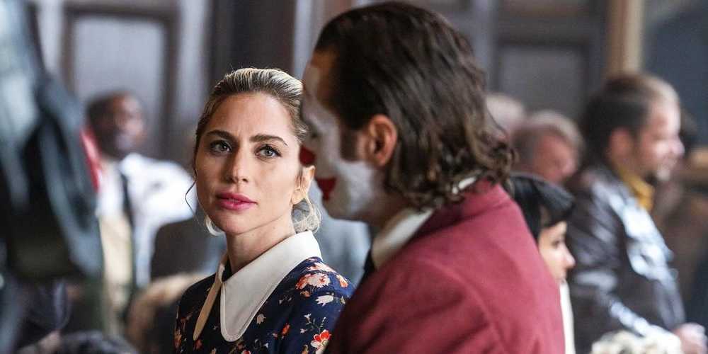 Harley Quinn (Lady Gaga) and Arthur Fleck (Joaquin Phoenix) in Joker: Folie a Deux
