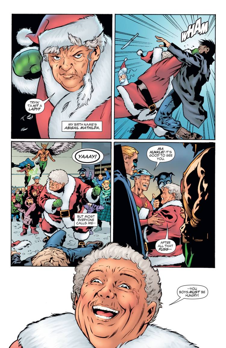 Justice Society Celebrates Christmas With an Unexpected Golden Age Reunion