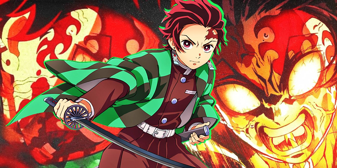 Kamado Tanjiro with his blade in battle