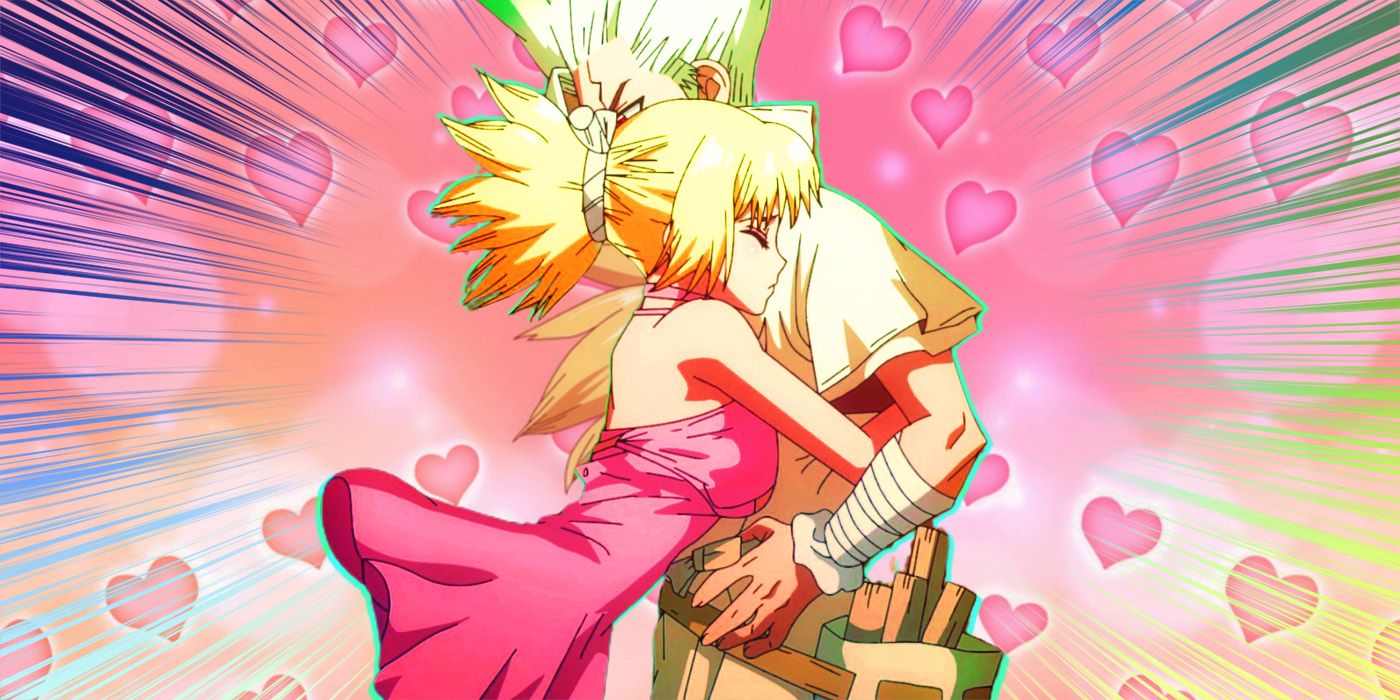 Kohaku embraces Senku
