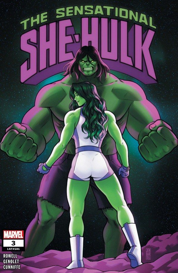​​​​​​​Capa da Sensacional She-Hulk #3.