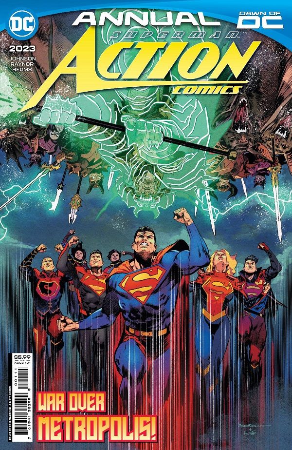 Capa anual # 1 da Action Comics (2023).
