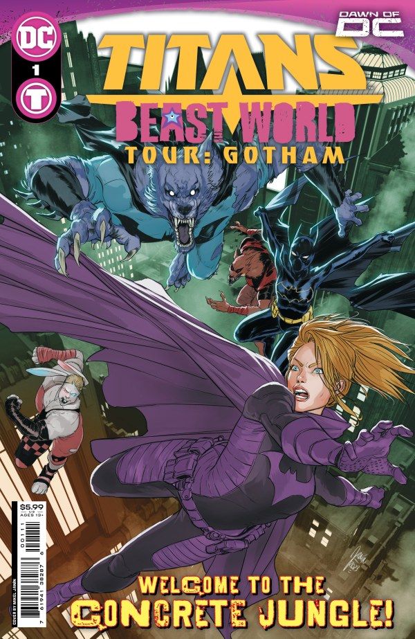 Titãs: Beast World Tour: capa de Gotham #1.