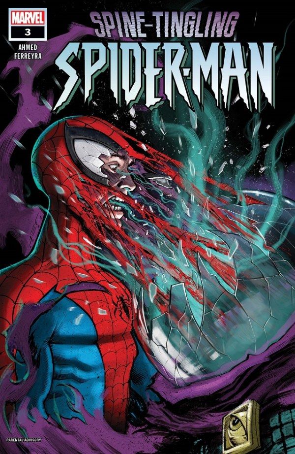 Capa do Homem-Aranha #3 de arrepiar a espinha.