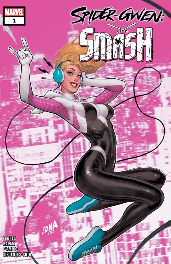 Spider-Gwen: Capa do Smash #1.