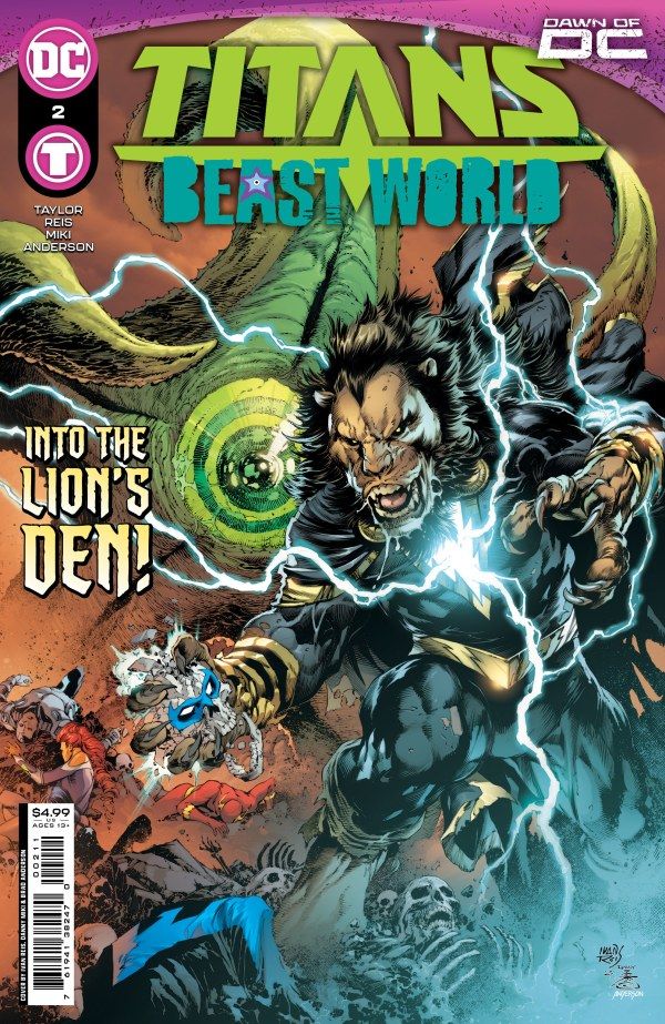 Capa de Titãs: Beast World #2.
