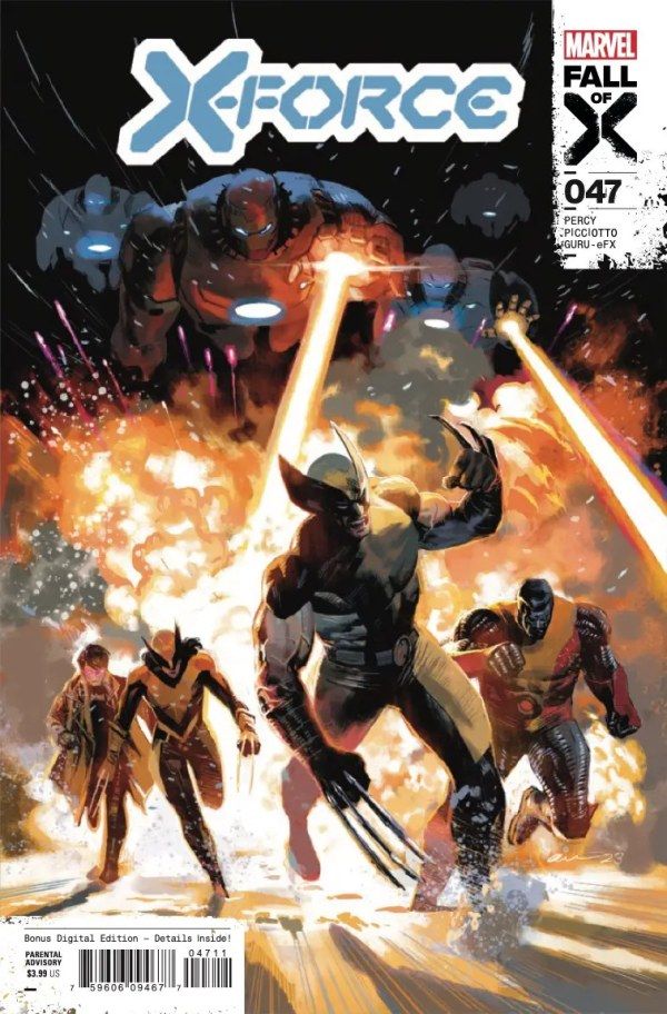 Capa da X-Force #47.