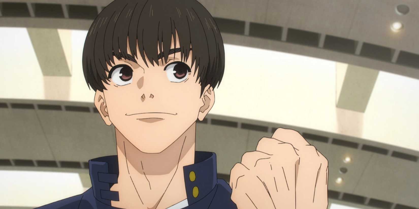 Yu Haibara pumps his fist in season two of Jujutsu Kaisen.