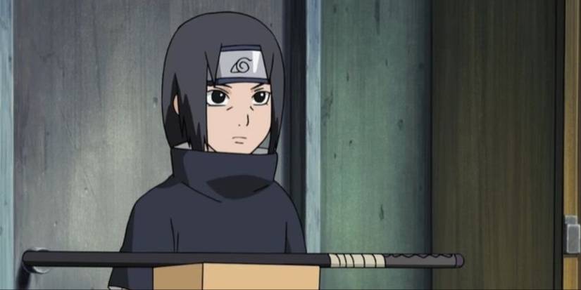 11-year-old Itachi Uchiha joining his ANBU team for the first time in Naruto: Shippuden