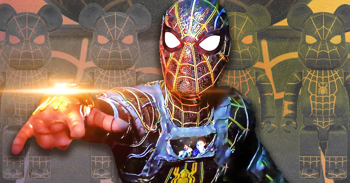 Medicom Unveils New Spider-Man: No Way Home Black and Gold Suit 