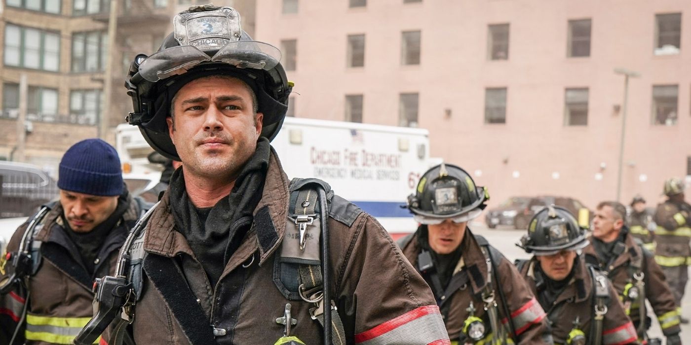 Taylor Kinney as Kelly Severide leads Joe Minoso as Joe Cruz and the rest of Squad 3 on Chicago Fire