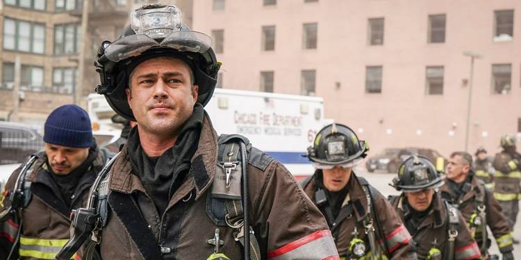 Taylor Kinney as Kelly Severide leads Joe Minoso as Joe Cruz and the rest of Squad 3 on Chicago Fire