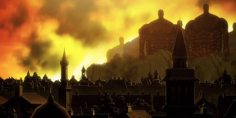 The Rumbling destroys Marley in Attack on Titan.