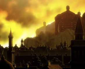 O Estrondo destrói Marley em Ataque a Titã.