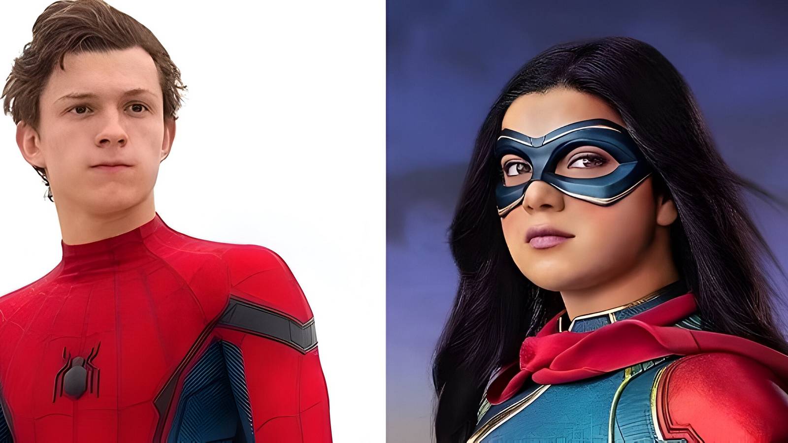 Iman Vellani Wants Ms. Marvel to Team Up with Tom Holland's Spider-Man in  the MCU, image size:1600x900