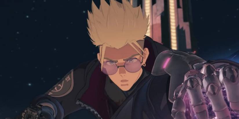 Vash gets ready during Trigun Stampede's climax.