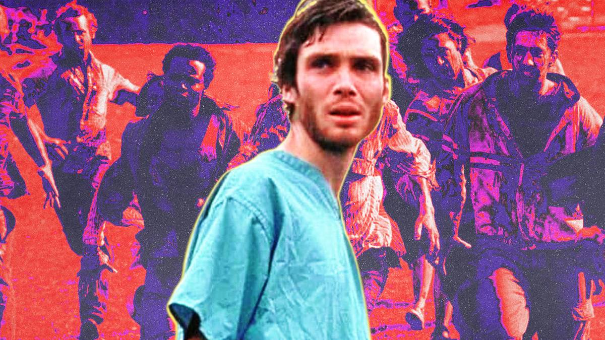 28 Days Later imagery with Cillian Murphy and the infected