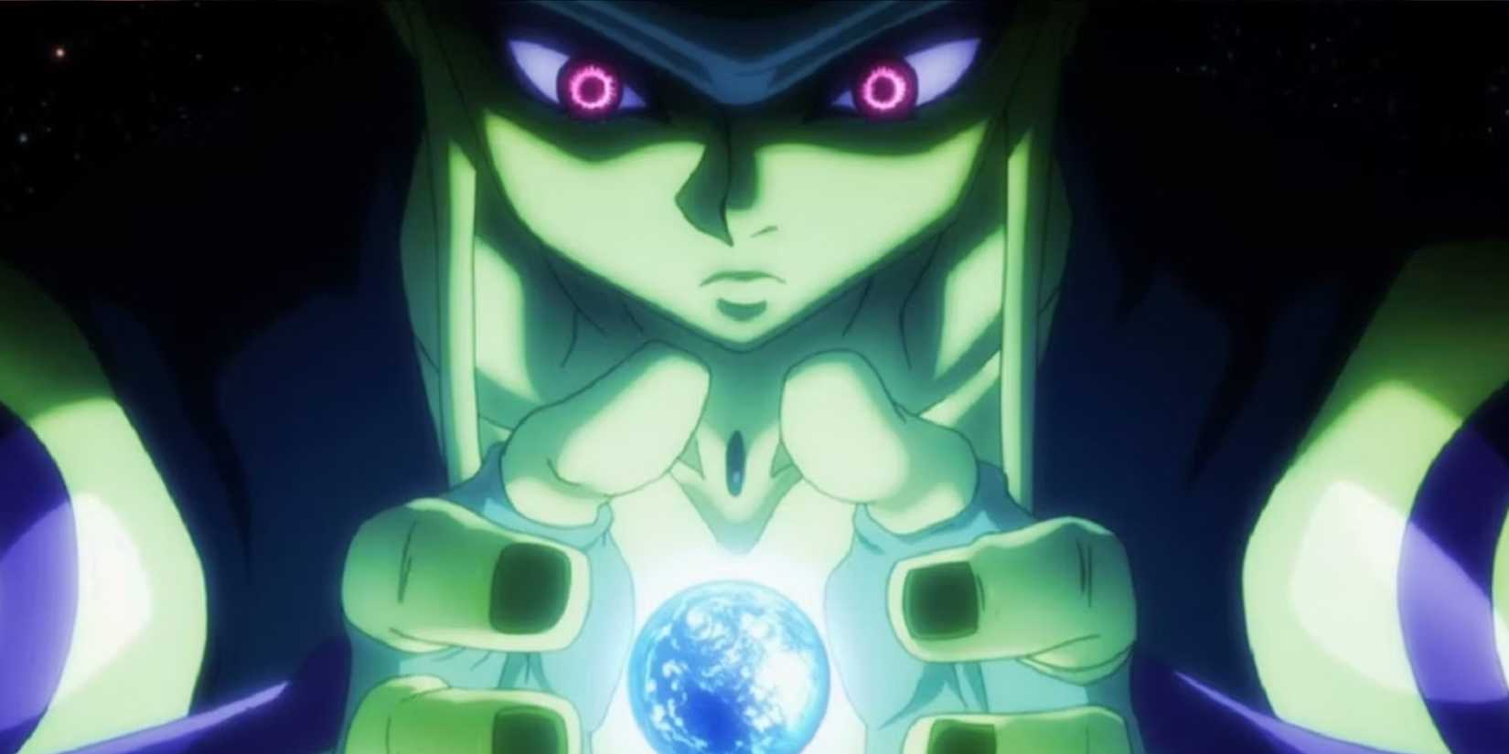 Meruem menace d'engloutir le monde dans Hunter x Hunter