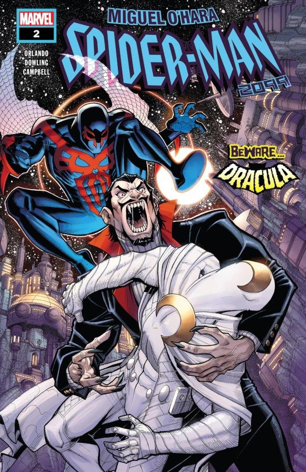 Miguel O'Hara: Capa do Homem-Aranha 2099 #2.