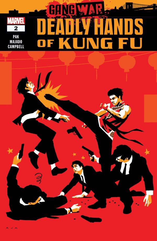 Mãos Mortais de Kung-Fu: Capa da Guerra de Gangues #2.