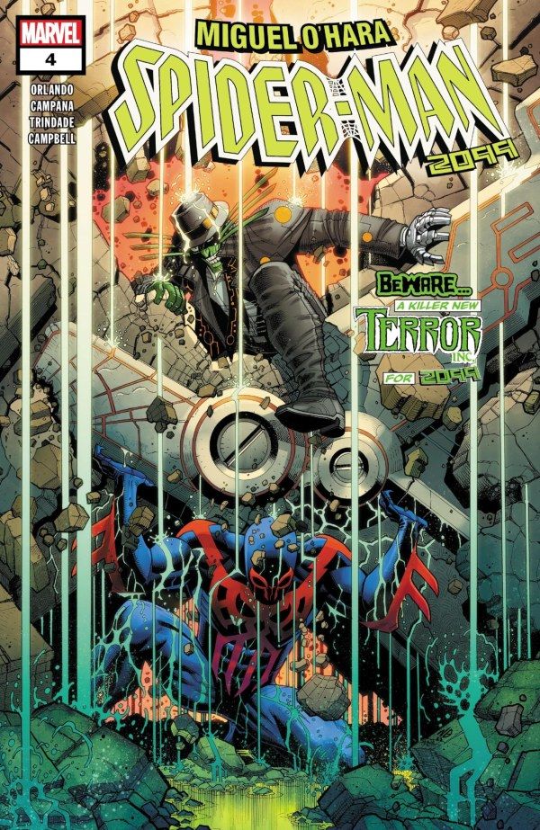 Miguel O'Hara: Capa do Homem-Aranha 2099 #4.